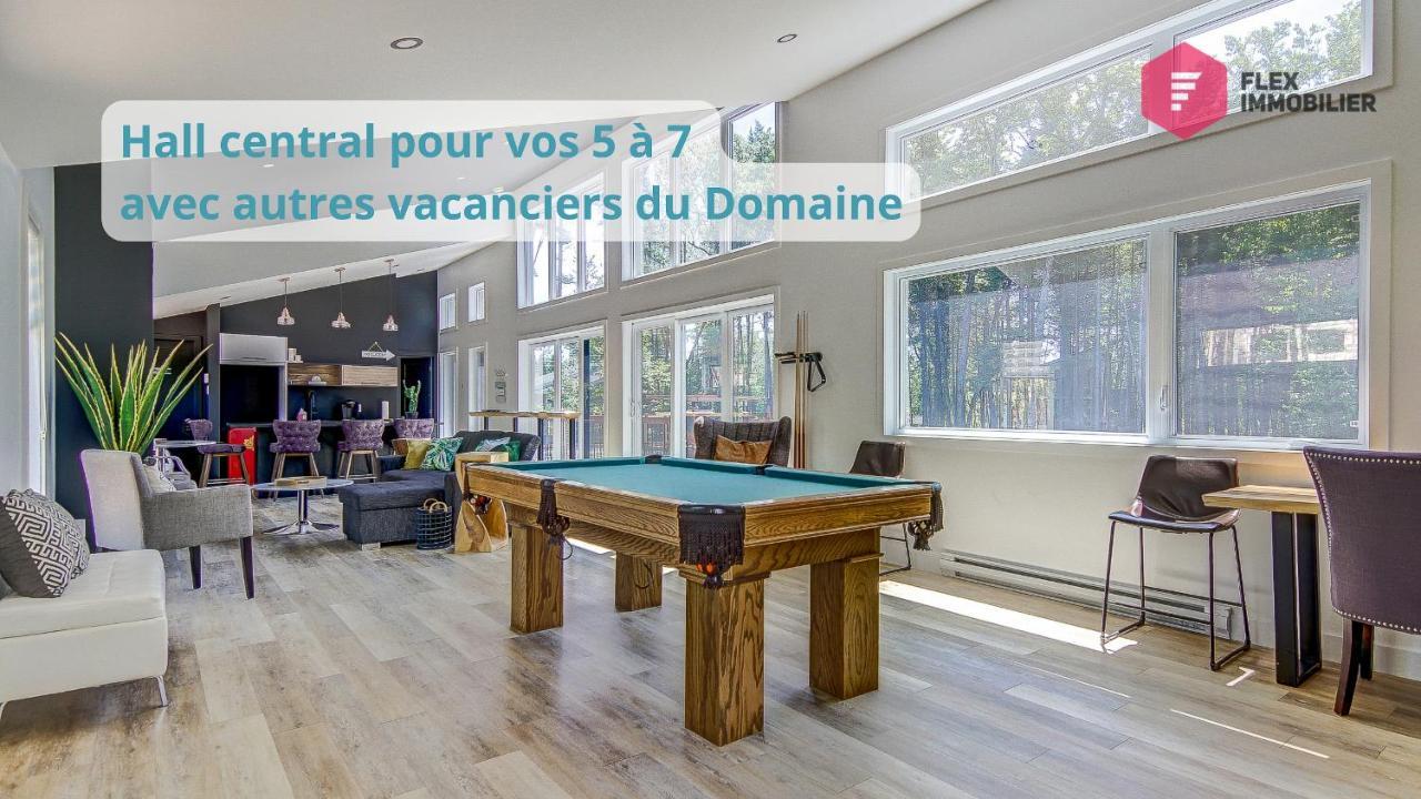 Le Bleu Bourgeois De Portneuf - Natural Elegance - Hot Tub, Sauna And Pool Pont-Rouge ภายนอก รูปภาพ