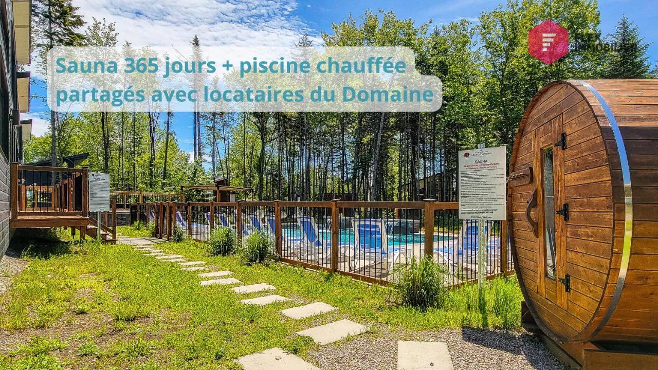 Le Bleu Bourgeois De Portneuf - Natural Elegance - Hot Tub, Sauna And Pool Pont-Rouge ภายนอก รูปภาพ